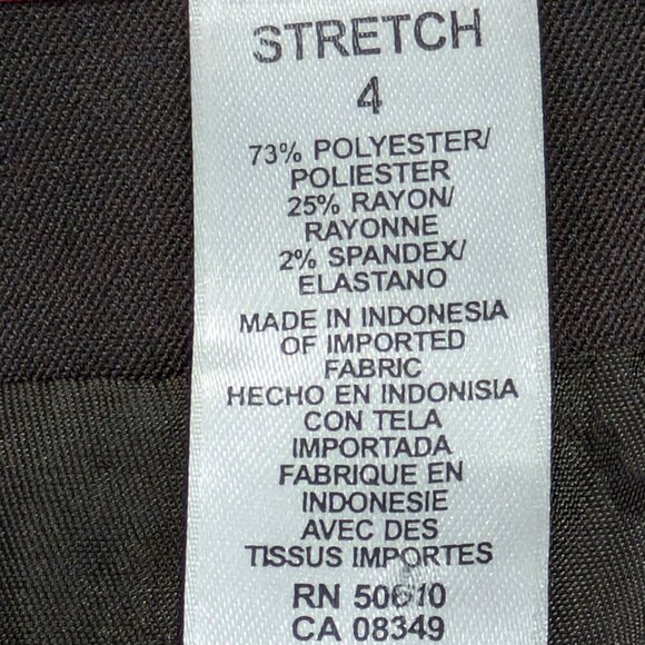 Anne Klein Blazer Womens 4 Brown 2 Button Career Capsule Business Dark Academia - Picture 10 of 12